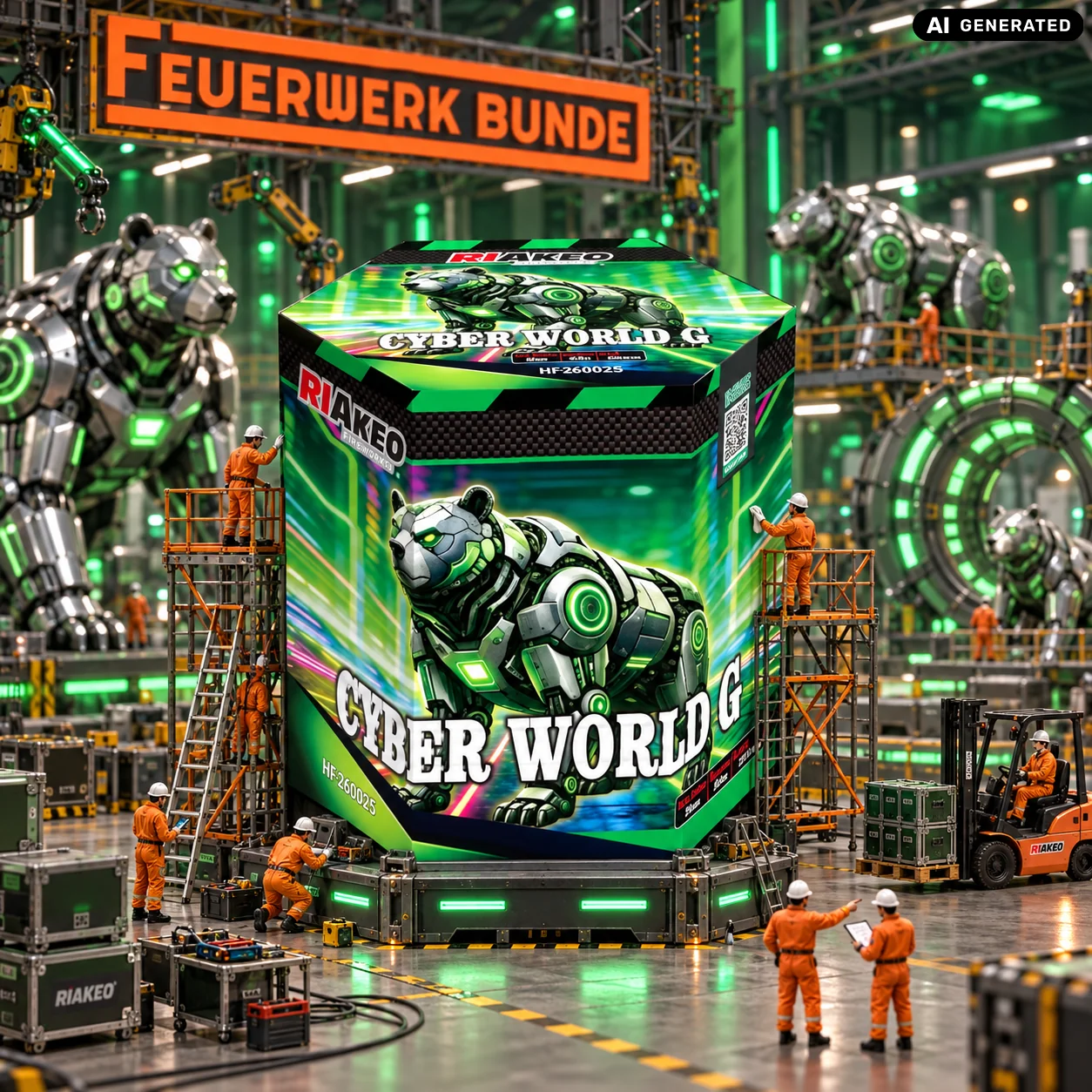 Cyber World Grüner Bär